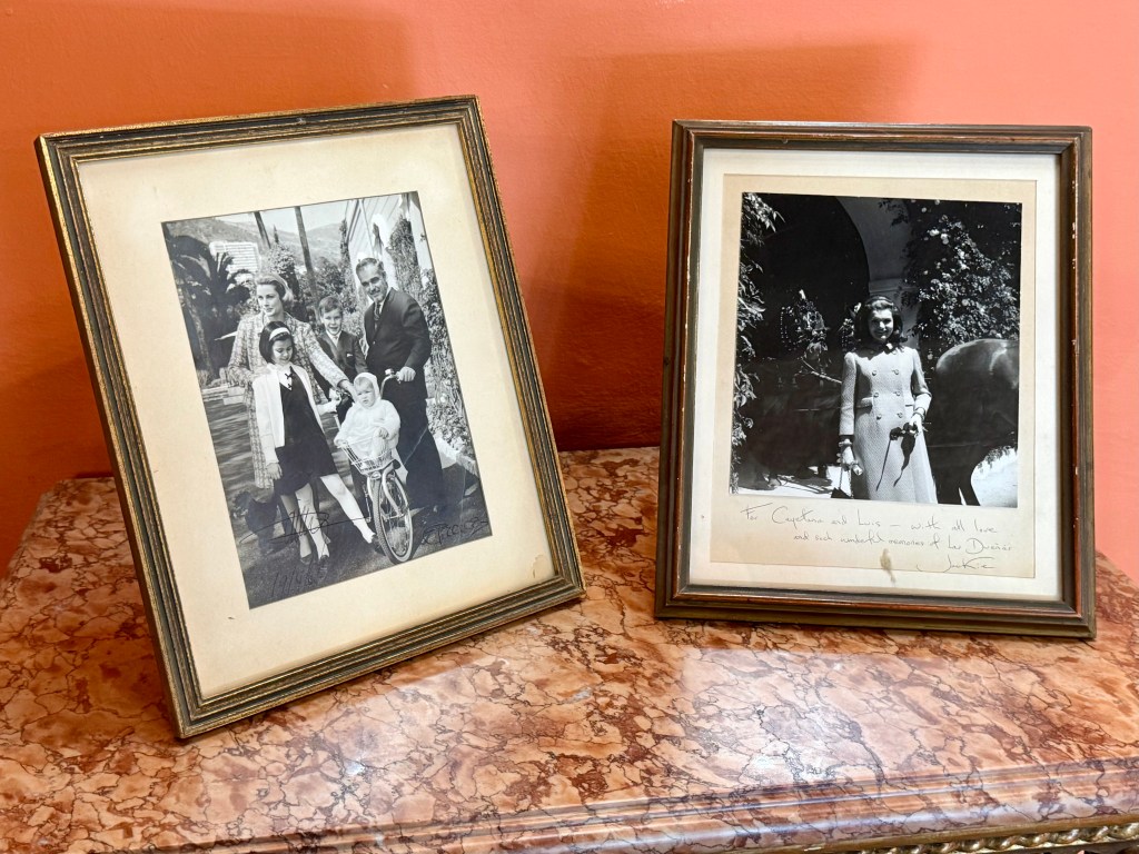 Photos of Grace Kelly and Prince Rainier and Jackie O.